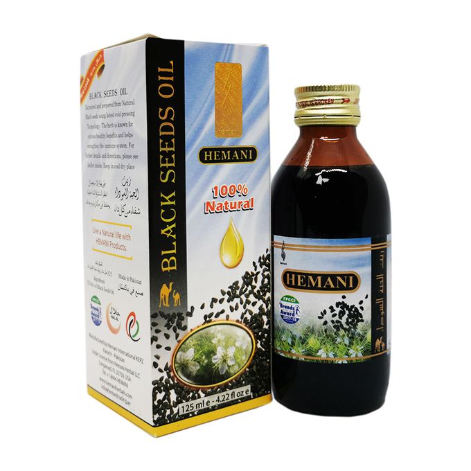 Hemani 100% Natural Pure Black Seed Oil - 125 ml