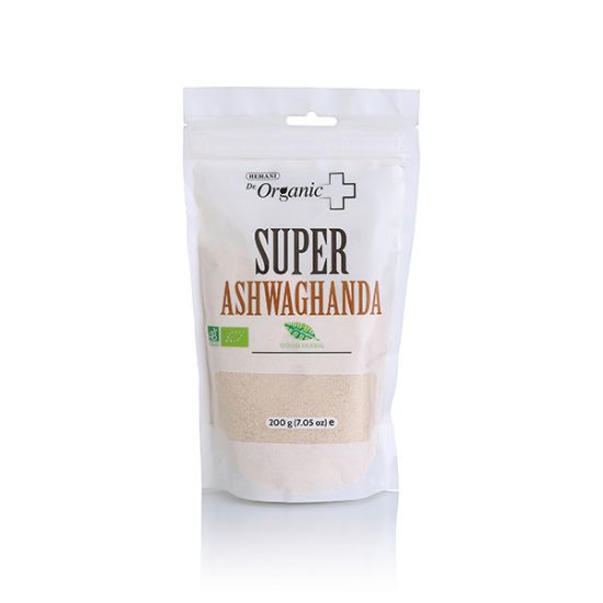 HEMANI DR ORGANIC SUPER ASHWAGANDHA POWDER 200GM